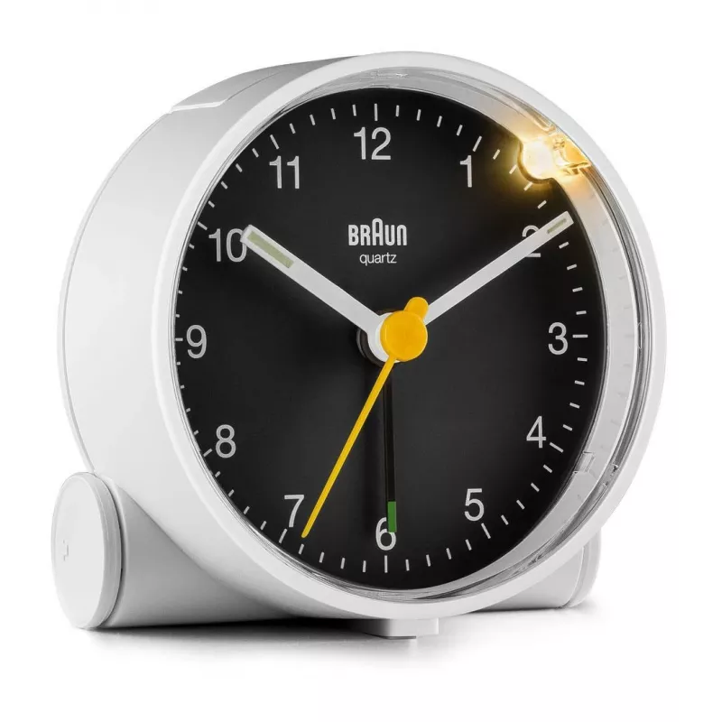 Braun BC01WB kwartswekker zwart, wit