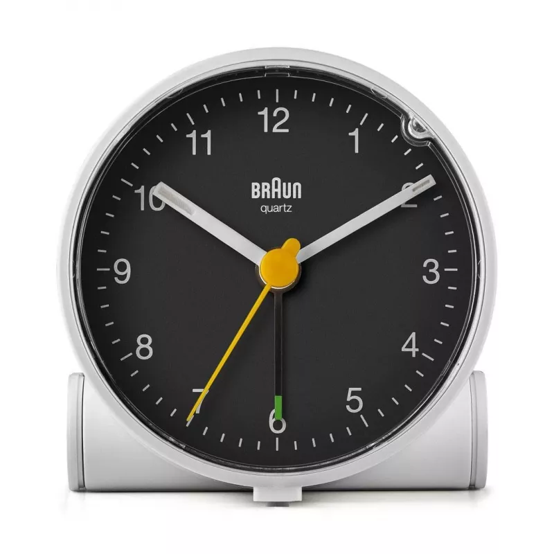 Braun BC01WB kwartswekker zwart, wit