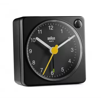 Braun BC02XB wekker kwartswekker zwart