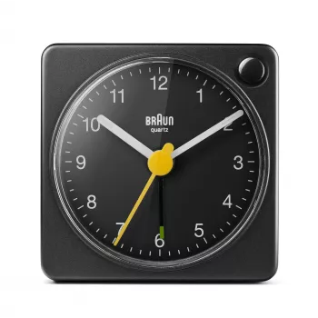 Braun BC02XB wekker kwartswekker zwart