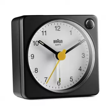 Braun BC02XBW kwartswekker zwart, wit