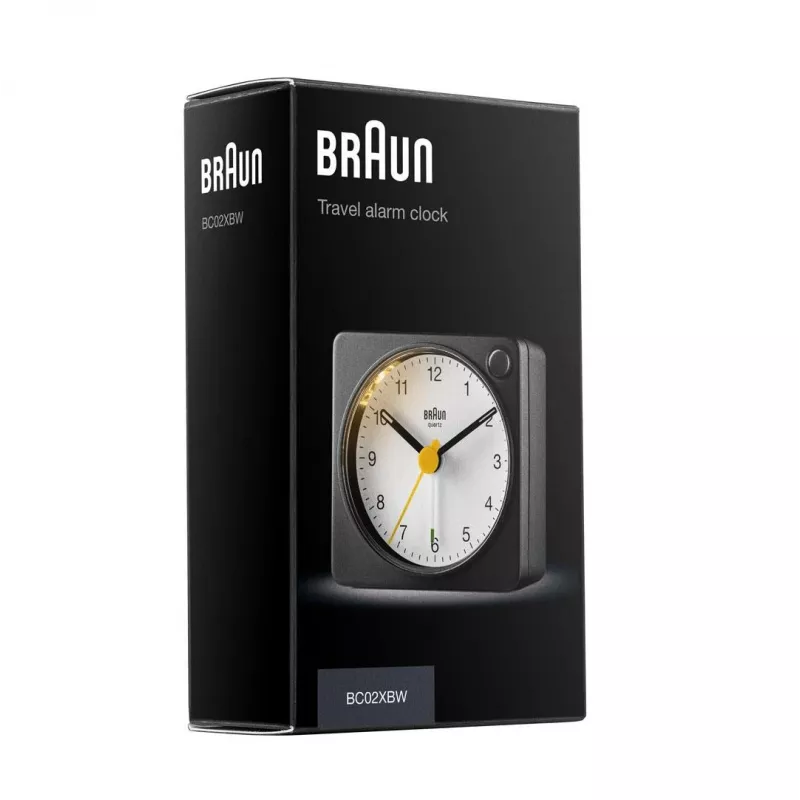 Braun BC02XBW kwartswekker zwart, wit