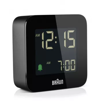 Braun BC08 digitale wekker zwart