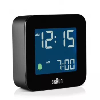 Braun BC08 digitale wekker zwart