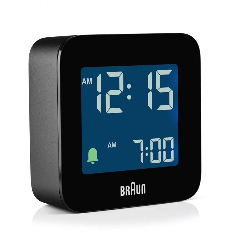 Braun BC08 digitale wekker zwart