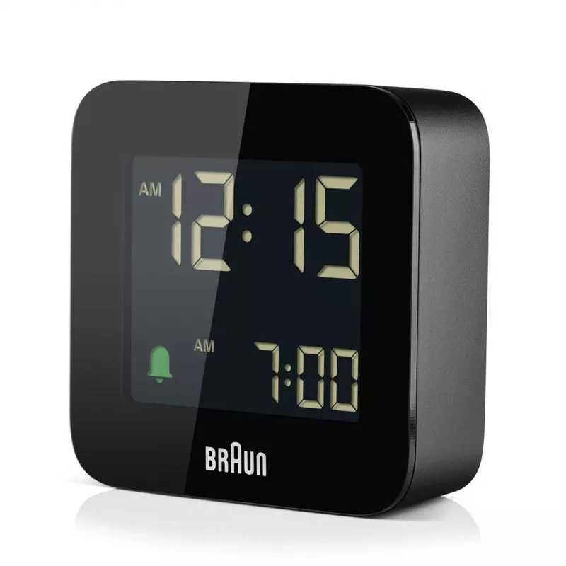 Braun BC08 digitale wekker zwart