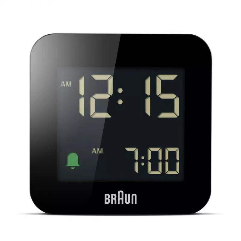Braun BC08 digitale wekker zwart