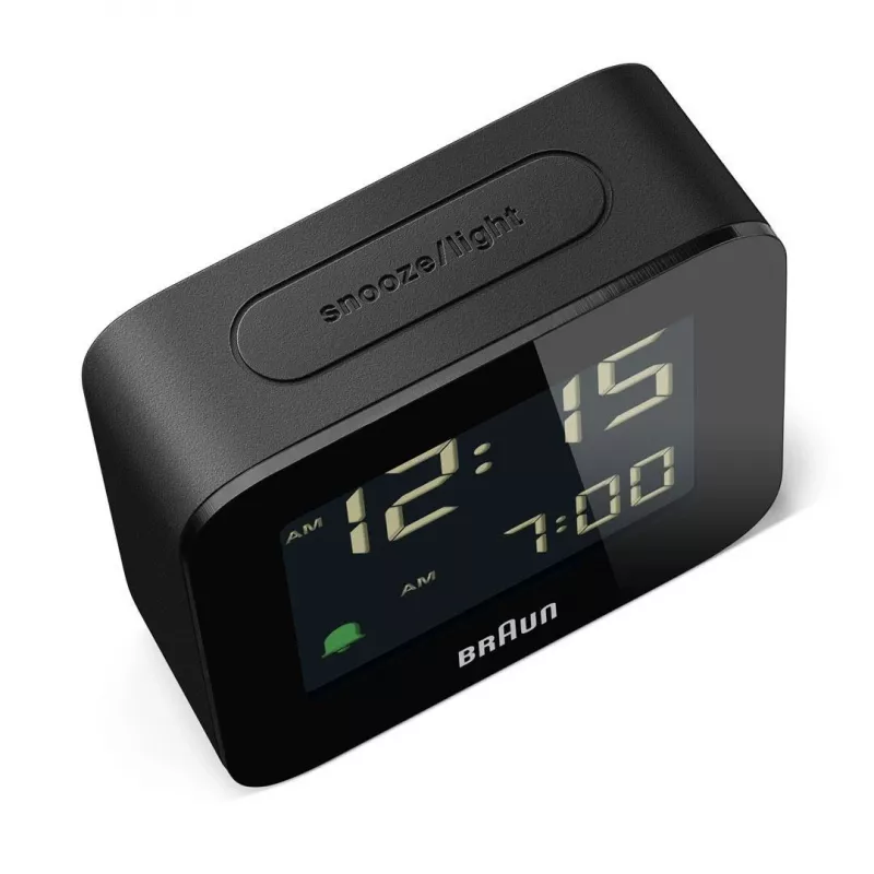 Braun BC08 digitale wekker zwart