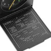Wekker BRAUN BC 05 B quartz opvouwbaar zwart — compacte reiswekker