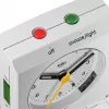 Braun BC05W wand-/tafelklok analoge klok rechthoekig wit