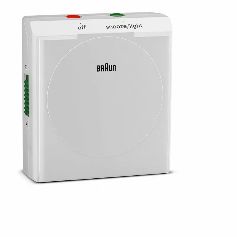 Braun BC05W wand-/tafelklok analoge klok rechthoekig wit