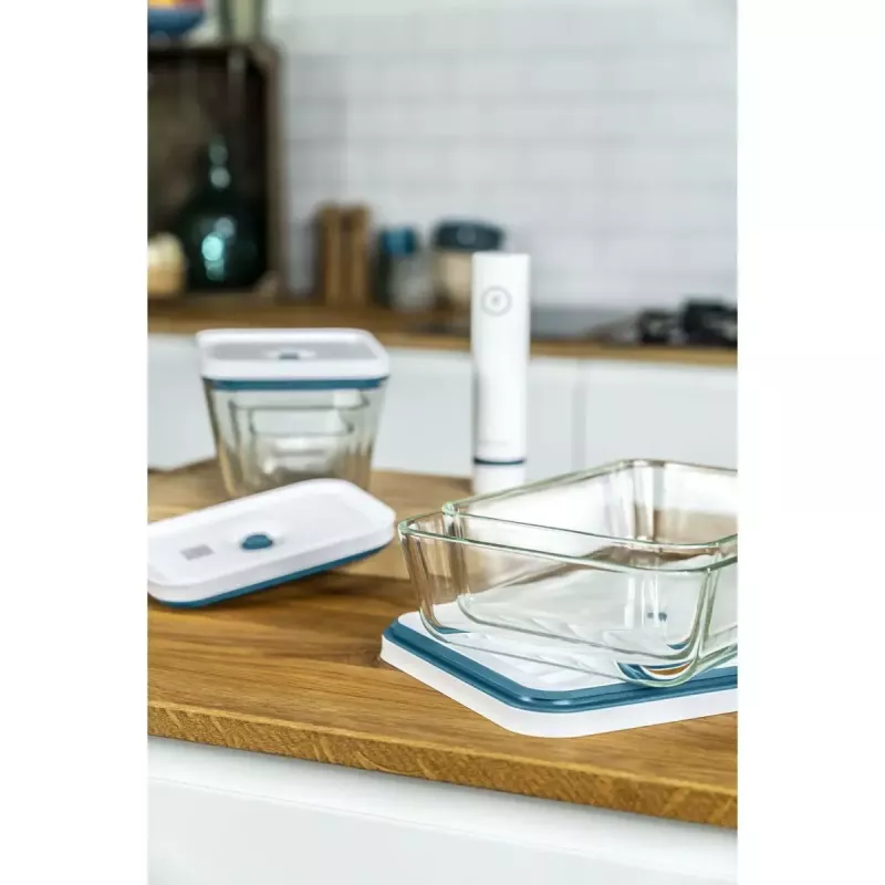 Container ZWILLING Fresh & Save rechthoekig 2,2 L transparant wit