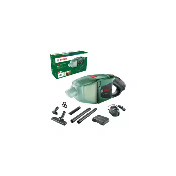 Bosch EasyVac 12 2-in-1 steelstofzuiger droog zakloos zwart, groen 2,5 Ah