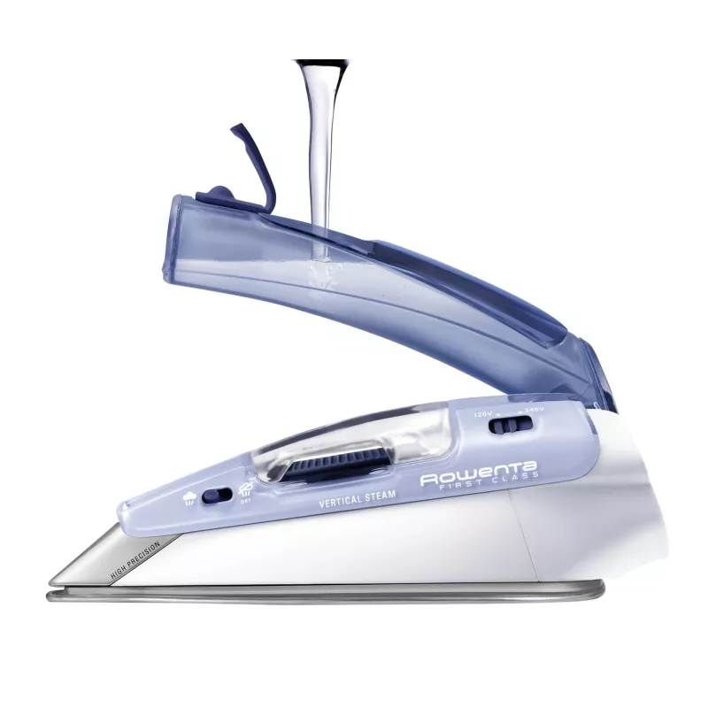 Rowenta DA1510F1 strijkijzer stoomstrijkijzer Microsteam 200 strijkzool 1000 W blauw, wit