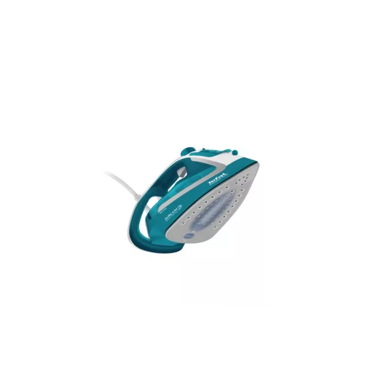 Tefal EasyGliss Plus FV5737 droog- & stoomstrijkijzer Durilium-strijkzool 2500 W turquoise, wit