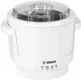 Mixer-accessoire Bosch MUZ5EB2 — witte kunststof behuizing, afmetingen 180×180×180 mm