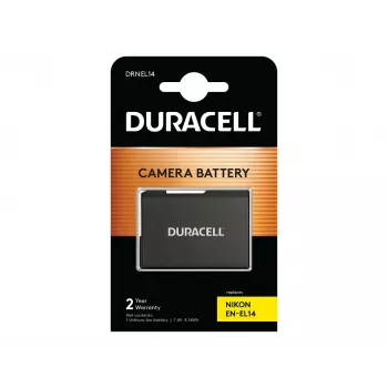 Duracell cameraccu - vervangt Nikon EN-EL14 accu, 1100 mAh, 7,4 V, lithium-ion (Li-Ion)