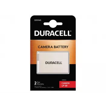 Duracell cameraccu - vervangt Canon LP-E8 accu, 1020 mAh, 7,4 V, lithium-ion (Li-Ion)