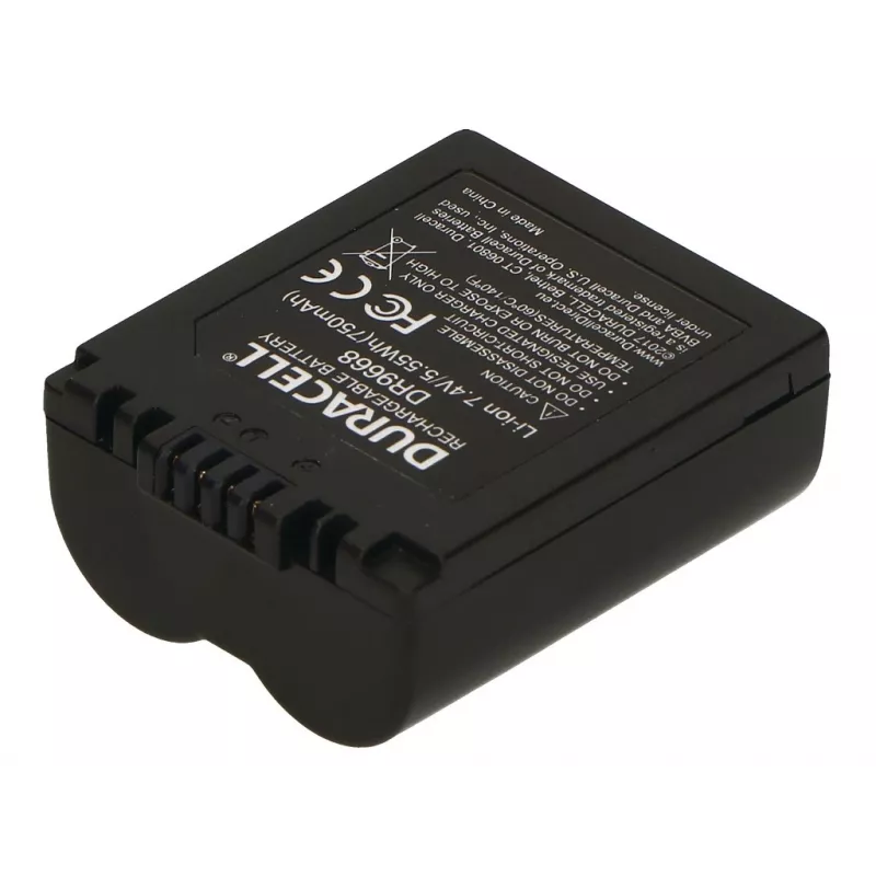 Cameraccu Duracell DR9668, lithium-ion, 750 mAh, 35x44x18 mm