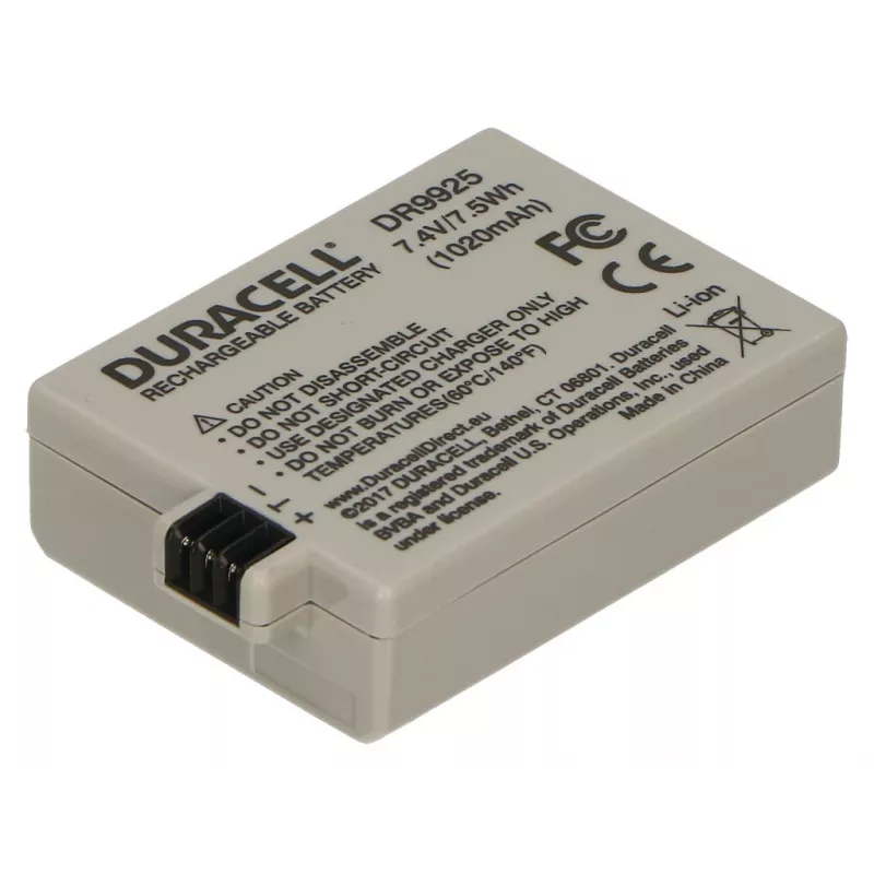 Duracell DR9925 camera-accu voor Canon LP-E5, Li-Ion, 1020 mAh
