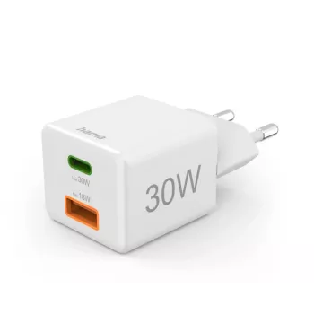 Hama 00201992 mobiele oplader smartphone wit AC snelopladen binnen, buiten