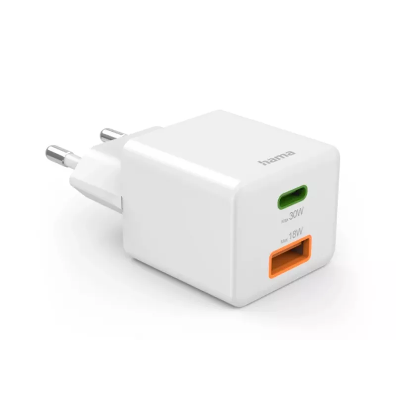 Hama 00201992 mobiele oplader smartphone wit AC snelopladen binnen, buiten