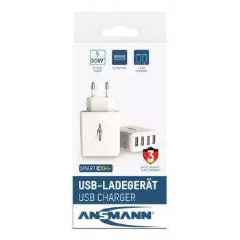 Oplader Ansmann HC430 Universal wit AC voor binnen