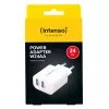 Oplader voor binnen Intenso POWER ADAPTER 2XUSB-A/7802412 Universal wit AC