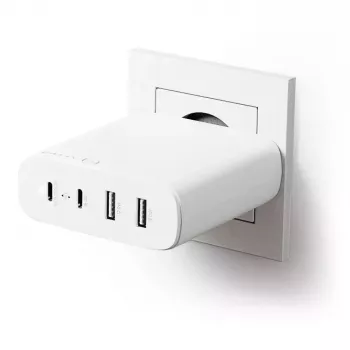 Oplader ALOGIC 4X100 Universal wit USB voor binnen
