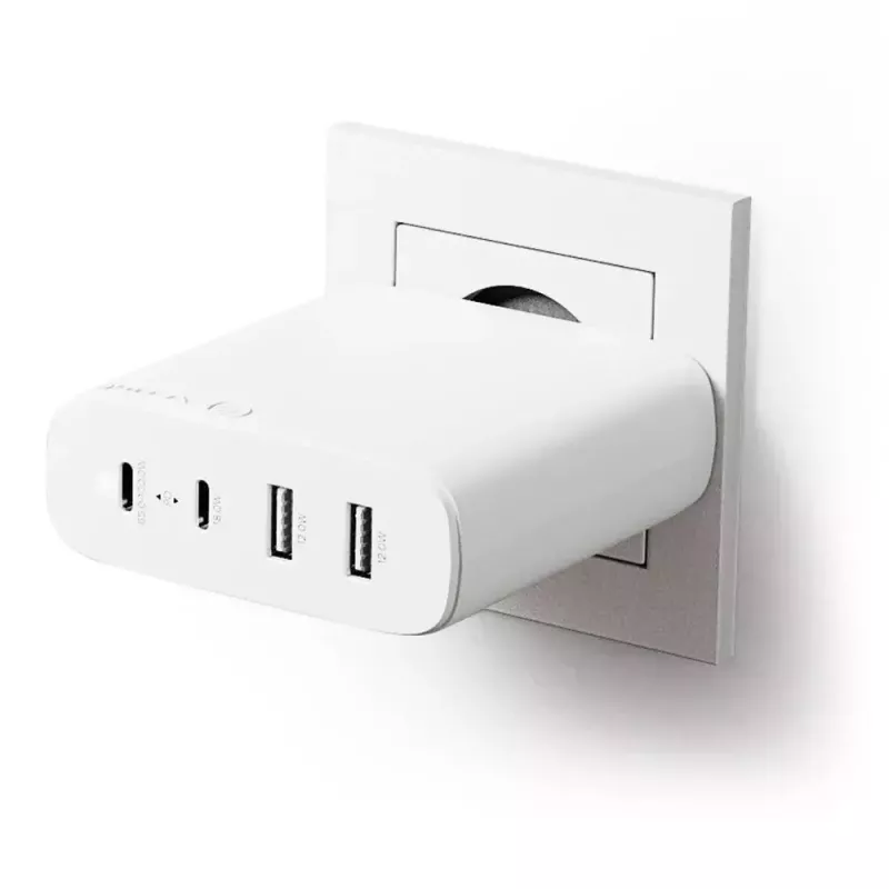 Oplader ALOGIC 4X100 Universal wit USB voor binnen