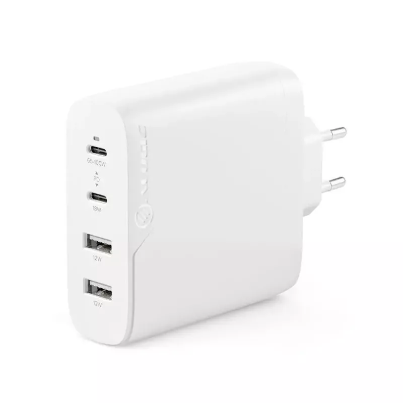 Oplader ALOGIC 4X100 Universal wit USB voor binnen