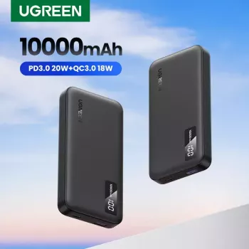 Ugreen 25742 powerbank lithium-ion (Li-Ion) 10000 mAh zwart
