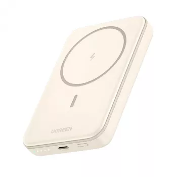 Ugreen 25208 powerbank 10000 mAh draadloos laden beige