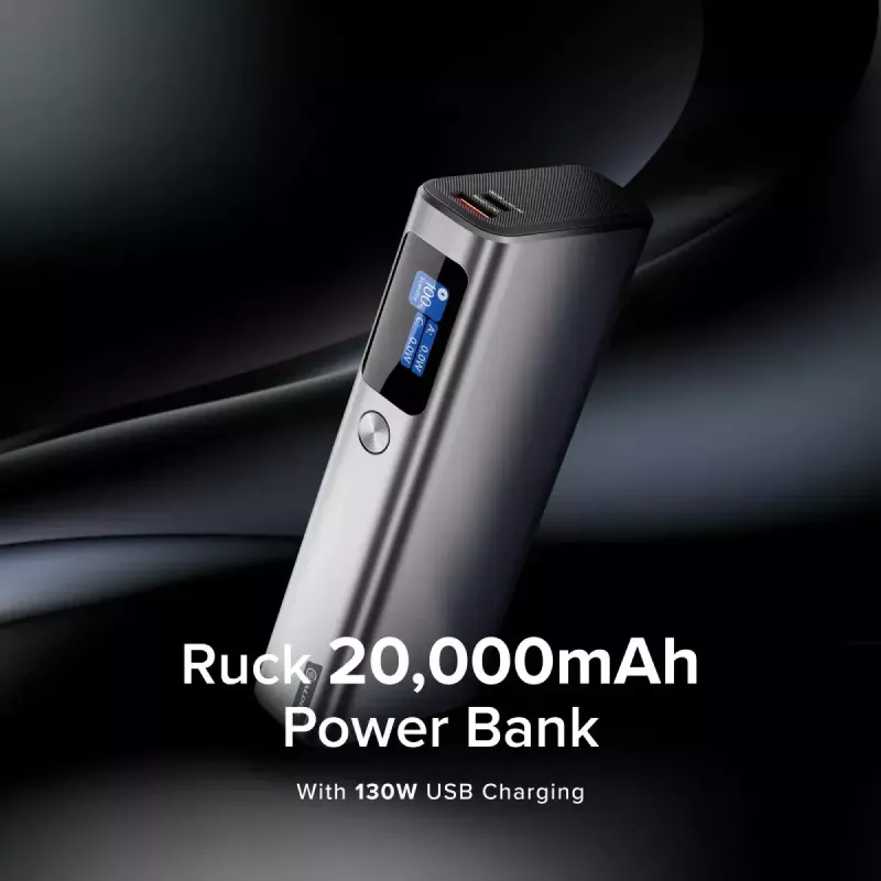 Powerbank ALOGIC Ruck 20000mAh, 130W USB-oplader