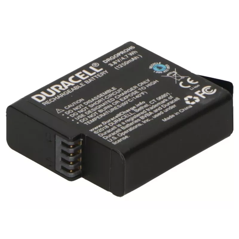 Duracell actiecamera-accu – vervangt GoPro Hero 5 accu