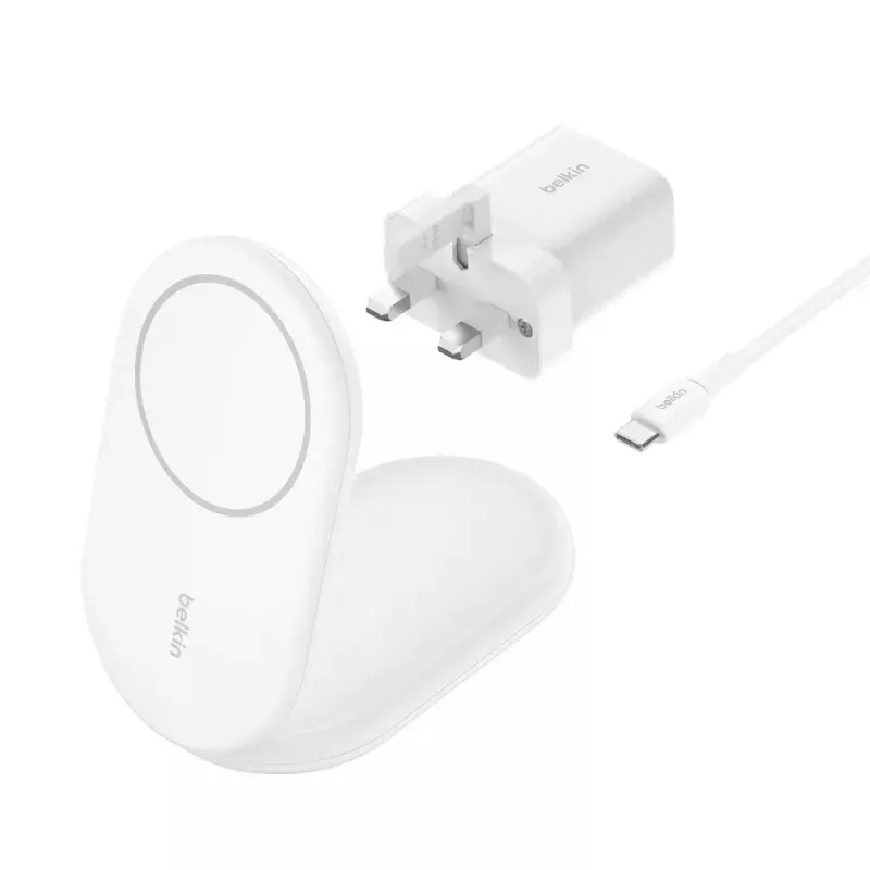 Draadloze oplader Belkin BoostCharge WIB007VFWH USB snelladen indoor