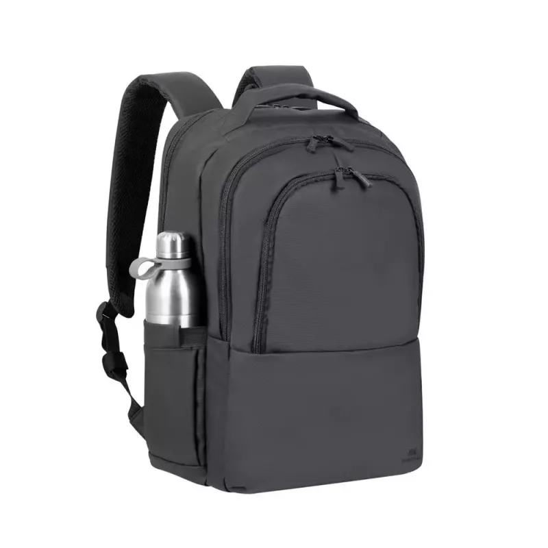 Vrijetijdsrugzak Rivacase Tegel zwart polyester urban style