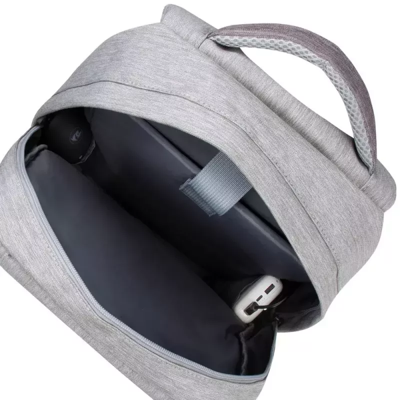 Rivacase 7562 Prater diefstalbestendige laptoprugzak 15,6 inch (39,6 cm), grijs/mocha