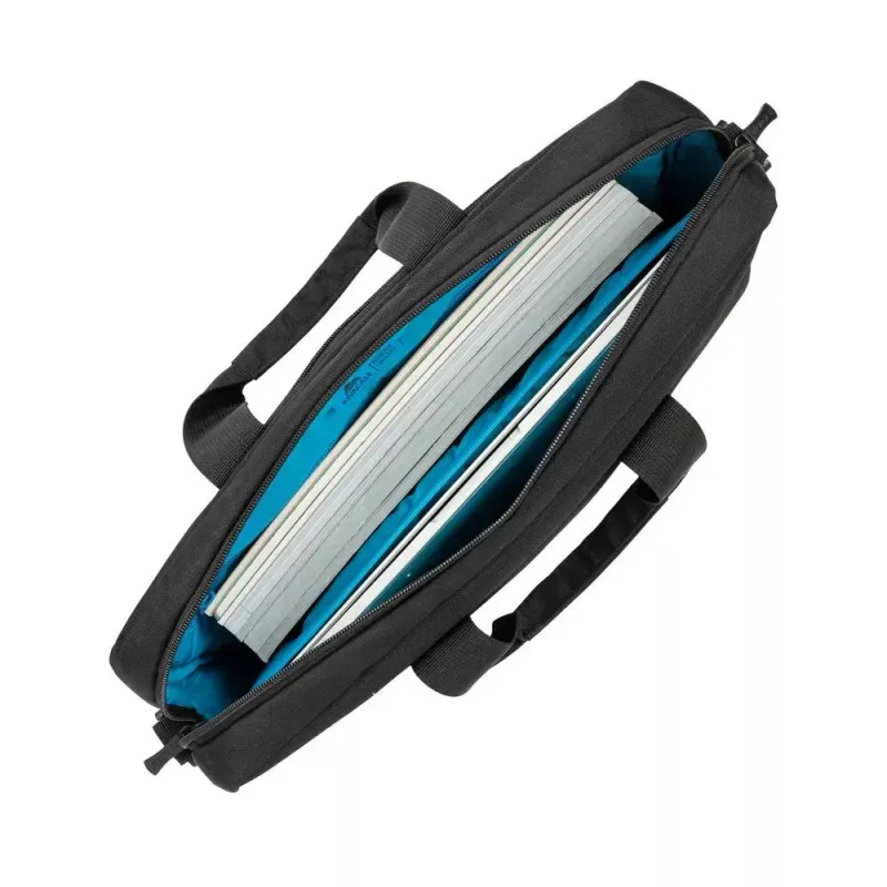 Rivacase 7521 Alpendorf ECO laptoptas 13,3–14 inch (35,6 cm), canvas, zwart