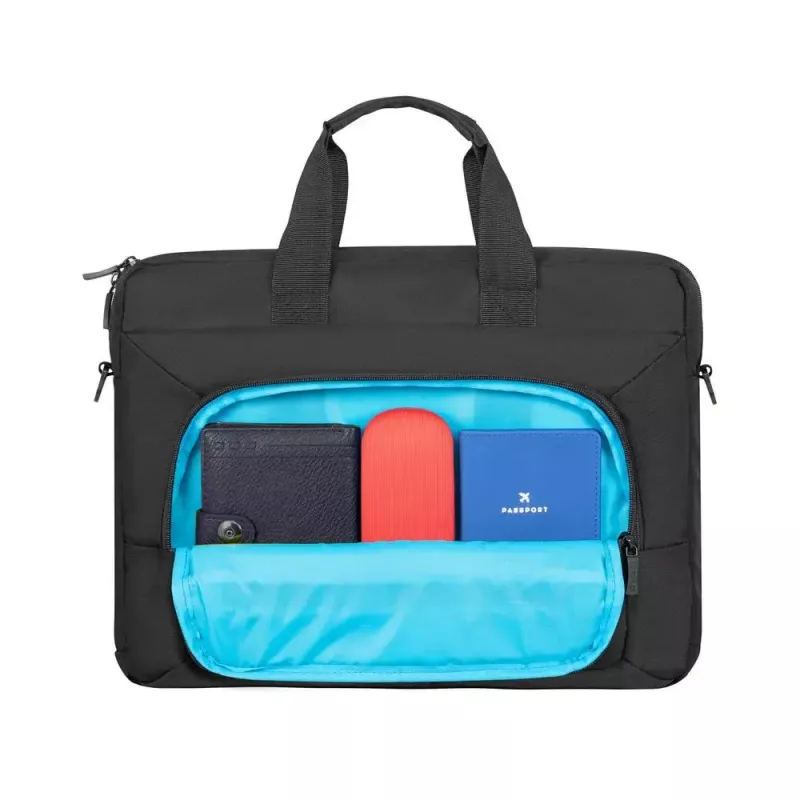Rivacase 7521 Alpendorf ECO laptoptas 13,3–14 inch (35,6 cm), canvas, zwart