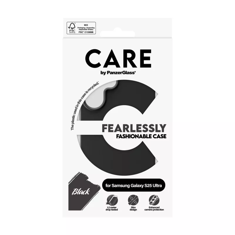 PanzerGlass CARE™ by ® Case zwart Samsung Galaxy S25 Ultra