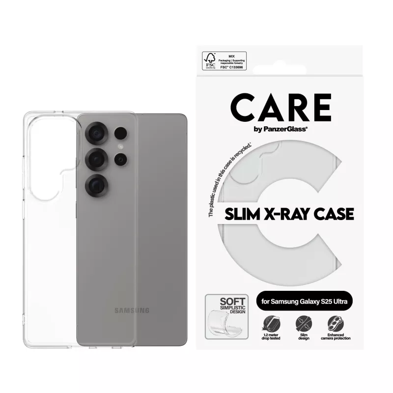 Hoesje PanzerGlass Samsung Galaxy S25 Ultra transparant X-Ray Soft