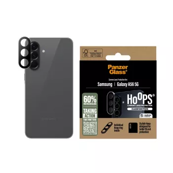 PanzerGlass Hoops transparante cameralensbescherming Samsung Galaxy A56 5G krasvast stootvast