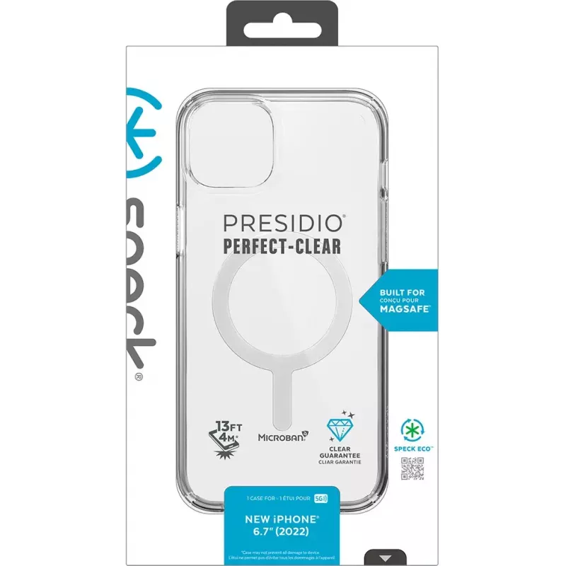Speck Presidio Perfect Clear hoesje MagSafe iPhone 14 Plus