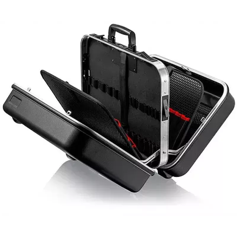 Gereedschapskoffer Knipex BIG Twin Toolbox aluminium zwart