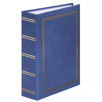 Hama London fotoalbum blauw 100 blad 9 x 13 harde kaft