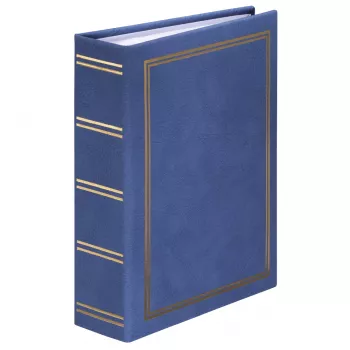 Hama London fotoalbum blauw 100 bladen 13 x 18 harde kaft