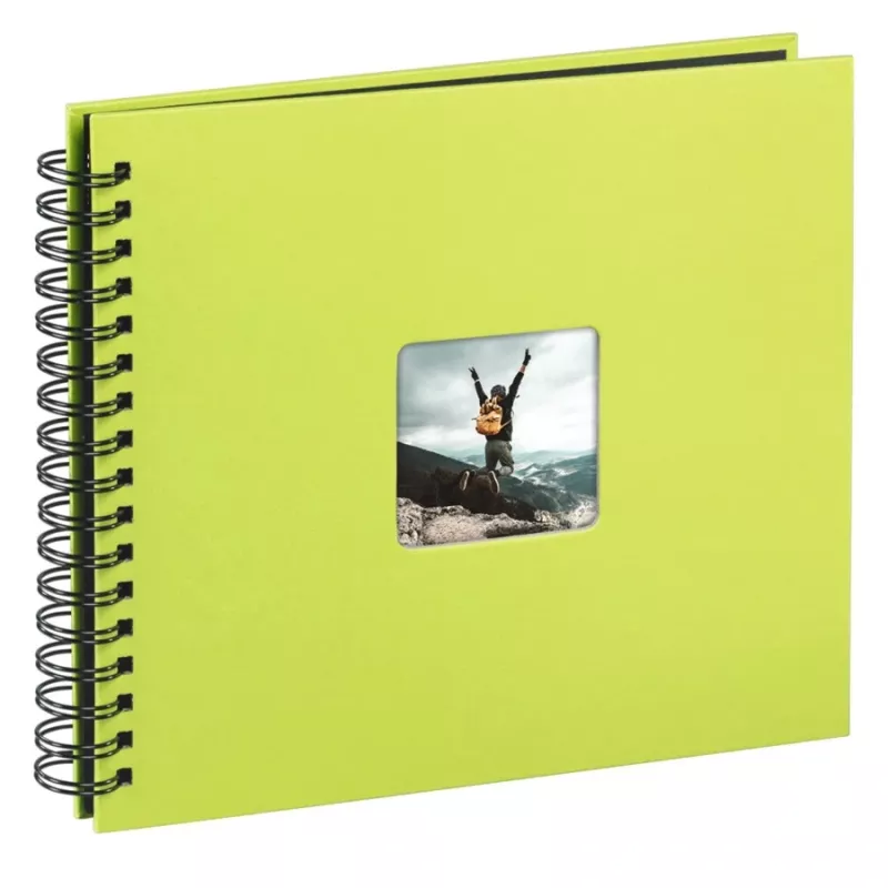 Hama fotoalbum groen 50 pagina's 10 x 15 spiraalbinding