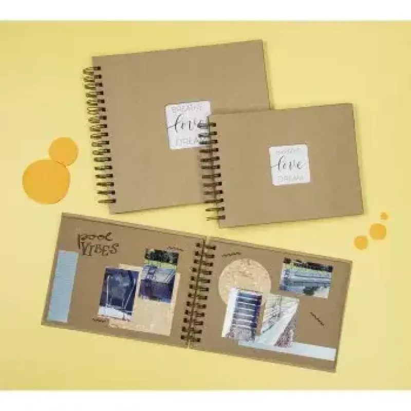 Hama Craft fotoalbum bruin 80 blad 10 x 15 spiraalbinding