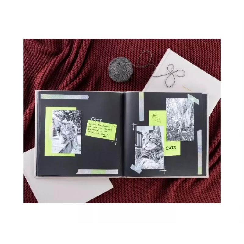 Hama Memories fotoalbum grijs 50 blad boekbinding